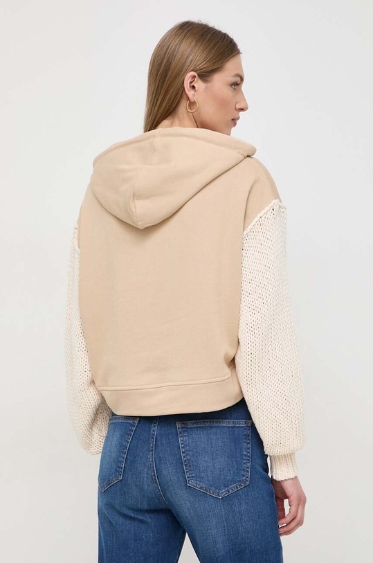 Odzież Twinset bluza bawełniana 241TP3434 beżowy