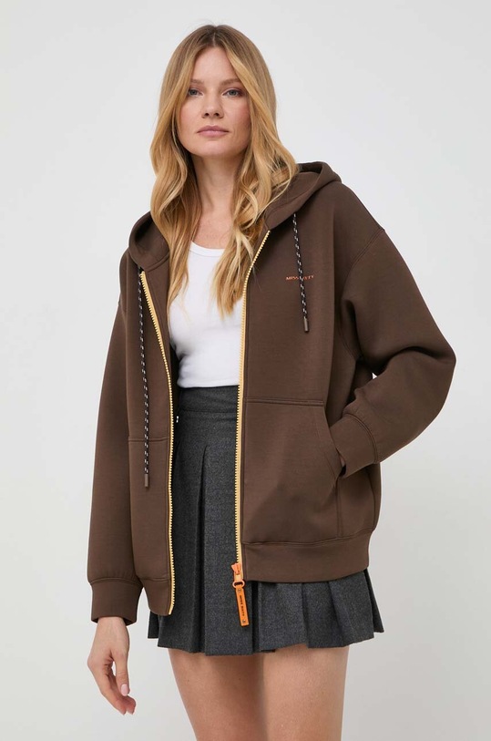 Dukserica Miss Sixty s kapuljačom smeđa 6T4TJ2170000