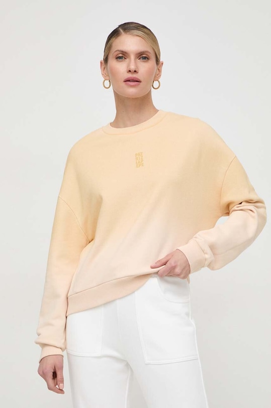 Patrizia Pepe pamut melegítőfelső sárga 8M1558.J169