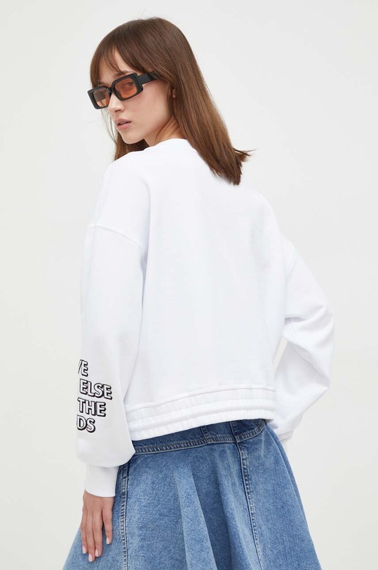Odzież Iceberg bluza bawełniana E011.6300 biały