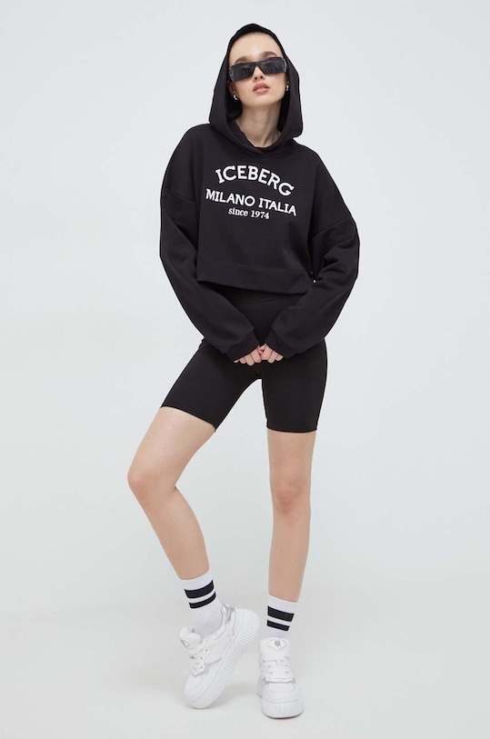 Iceberg bluza E021.6317 negru SS25