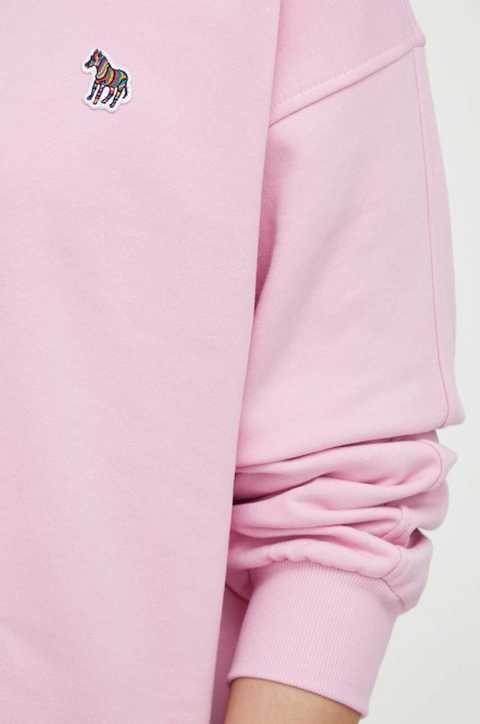 PS Paul Smith pamut melegítőfelső W2R.352V.M20616 rózsaszín