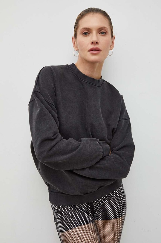 Bavlněná mikina 2NDDAY 2ND Stewart TT - Organic Swea bez kapuce šedá 2241240389