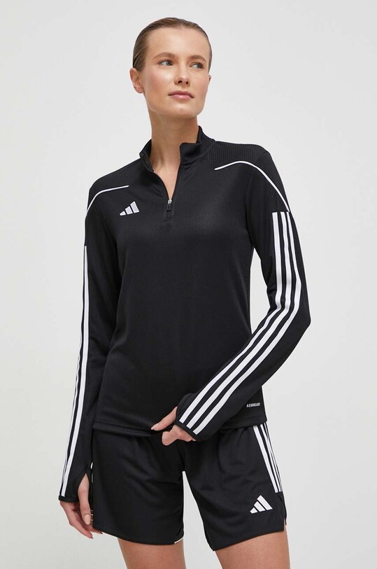 Кофта для тренинга adidas Performance Tiro 23 без капюшона чёрный HS3484