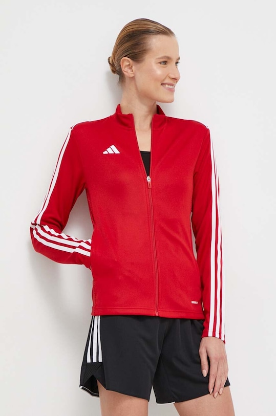 Tréninková mikina adidas Performance Tiro 23 bez kapuce červená HS3512