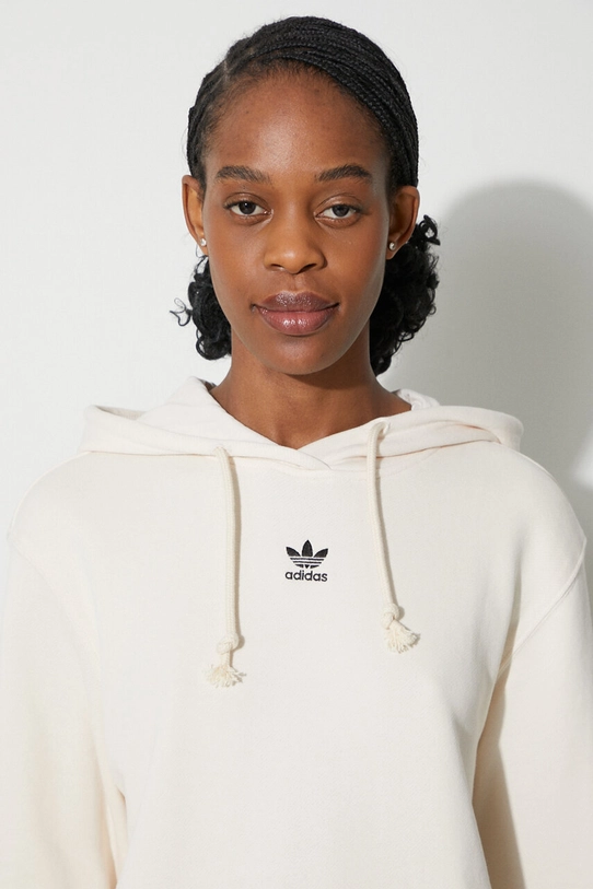 adidas Originals cotton sweatshirt Essentials Regular Hoodie IA6426 beige