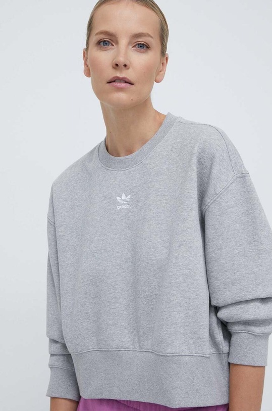 adidas Originals bluza Essentials Crew Sweatshirt pozostałe szary IA6499