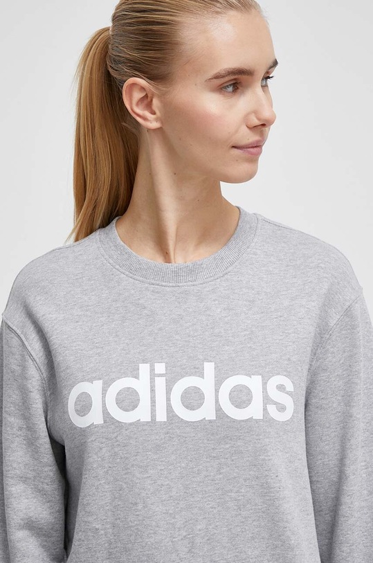 adidas hanorac de bumbac gri IC6880