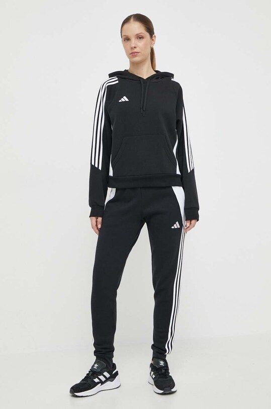 adidas Performance edzős pulóver Tiro24 IJ5607 fekete SS24
