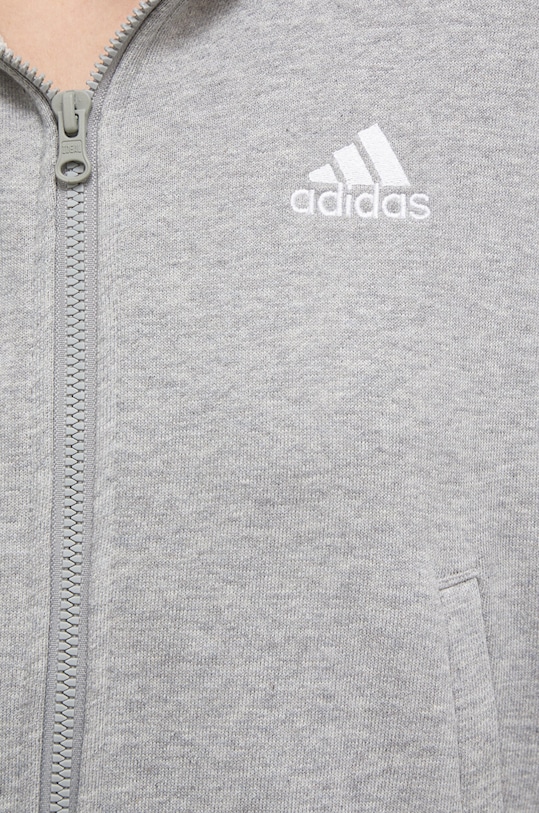 adidas bluza bawełniana IK8386 szary