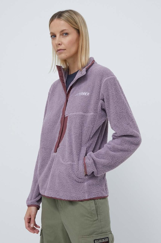 Sportovní mikina adidas TERREX Xploric fialová IN0015