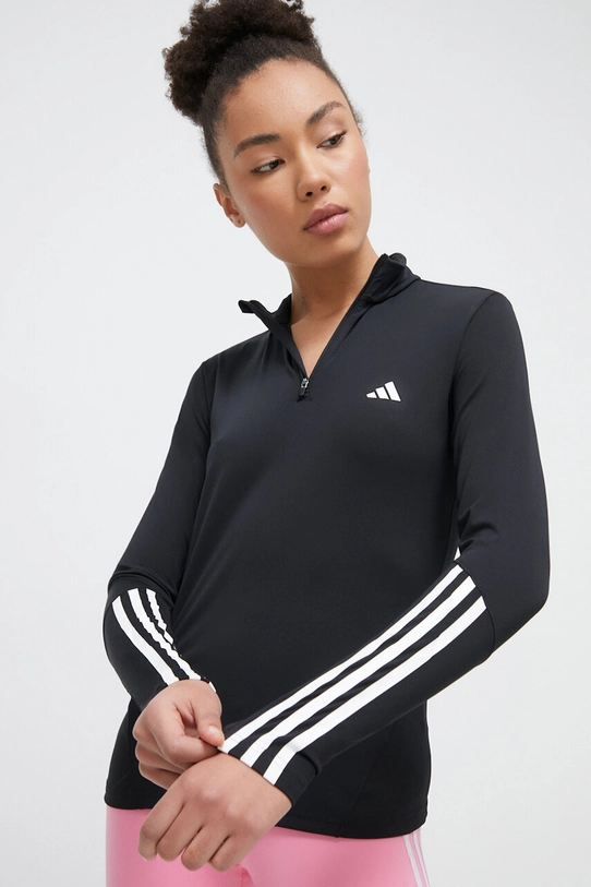 adidas Performance bluza treningowa Hyperglam z elastanem czarny IN6841