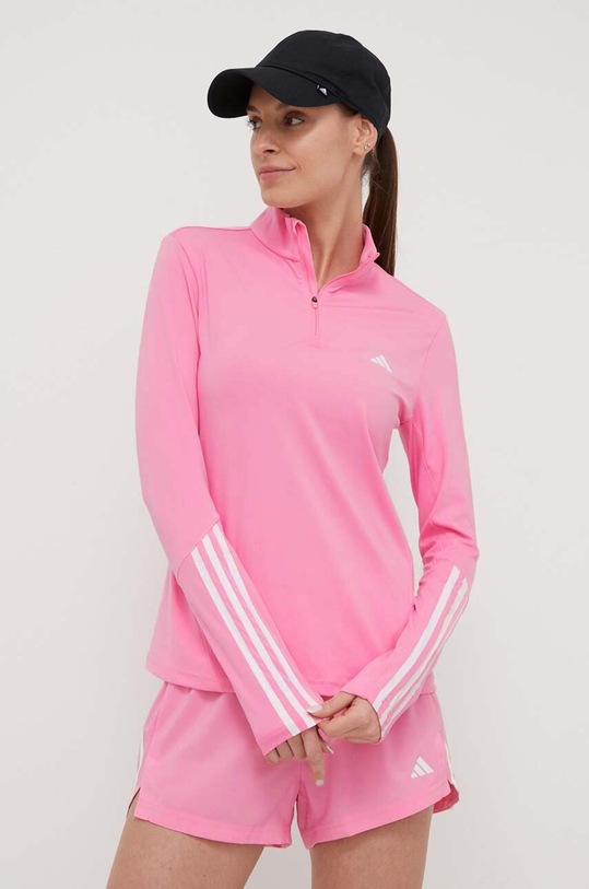 Кофта для тренинга adidas Performance Hyperglam с эластаном розовый IN6843