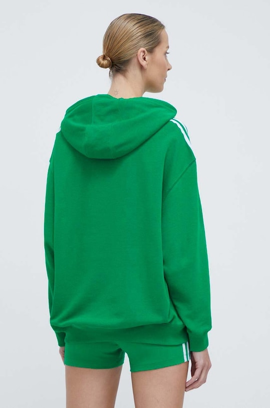 Odzież adidas Originals bluza 3-Stripes Hoodie OS IN8398 zielony