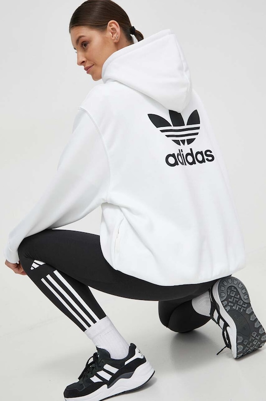 adidas Originals bluza z kapturem biały IP0586