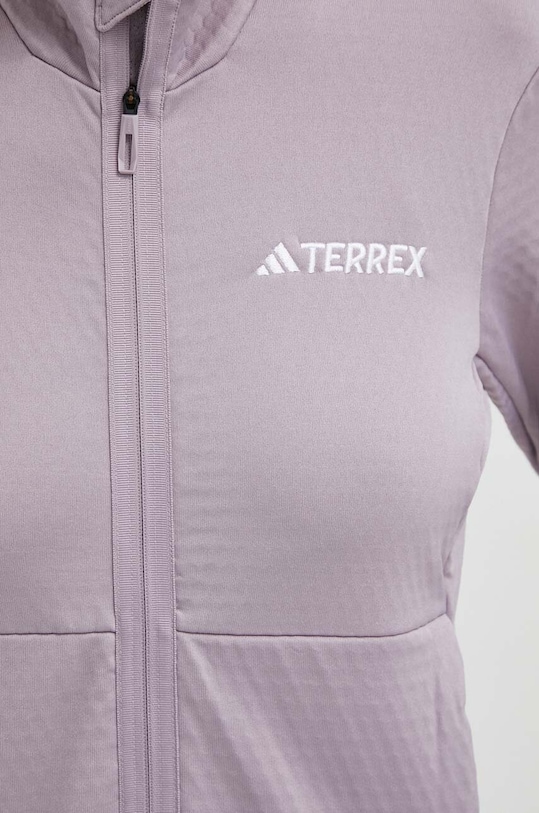 Sportovní mikina adidas TERREX IQ3747 fialová