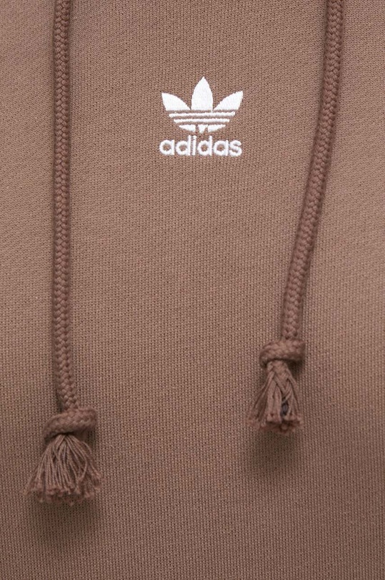 adidas Originals bluza bawełniana IR5936 brązowy