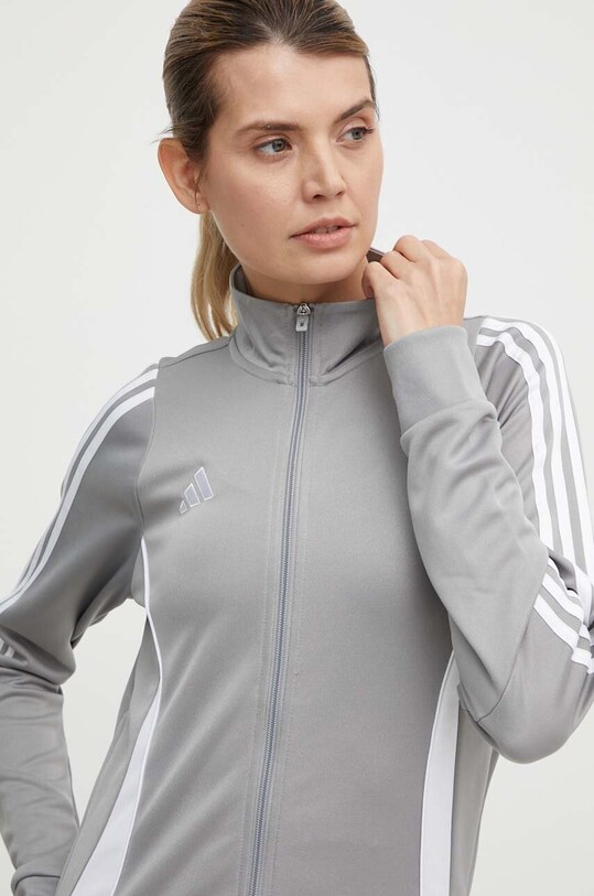 Кофта для тренинга adidas Performance Tiro 24 без капюшона серый IR9500