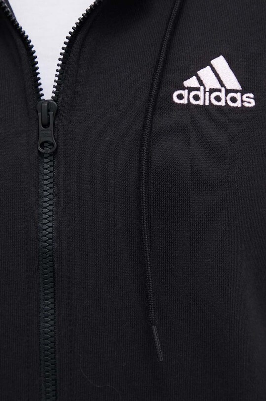Памучен суичър adidas IS2072 черен