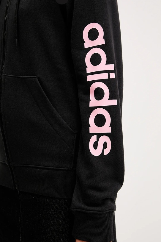 Pamučna dukserica adidas IS2072 crna