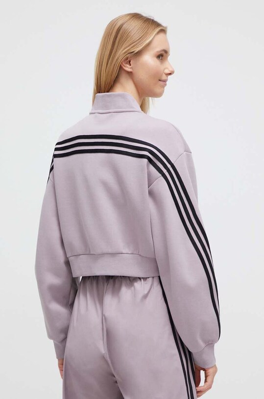 Дрехи Суичър adidas IS3652 виолетов