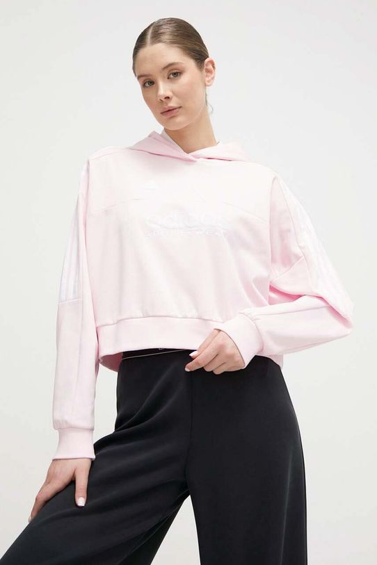 adidas bluza TIRO z kapturem różowy IS4573