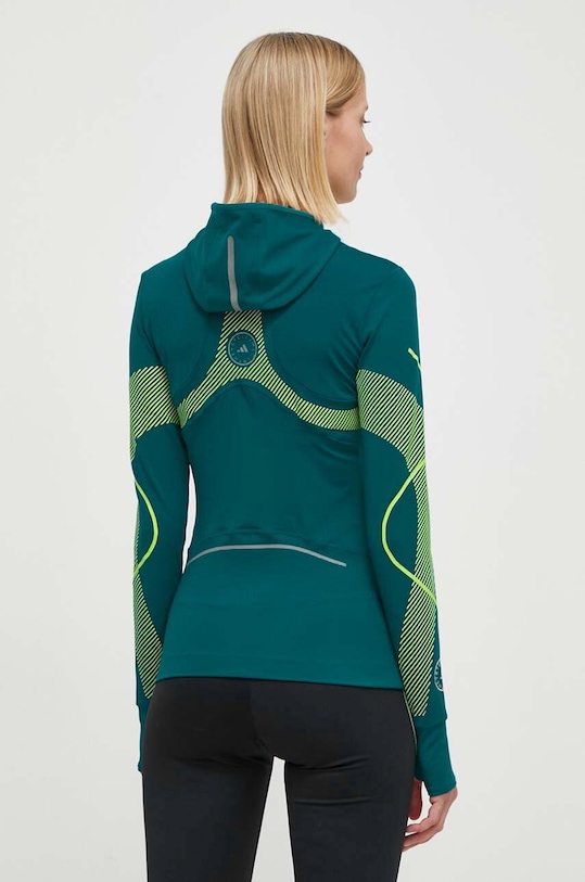 Odzież adidas by Stella McCartney bluza treningowa Truepace IT9050 turkusowy