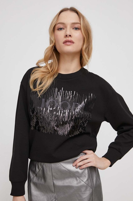 Joop! bluza aplikacja czarny 30040481