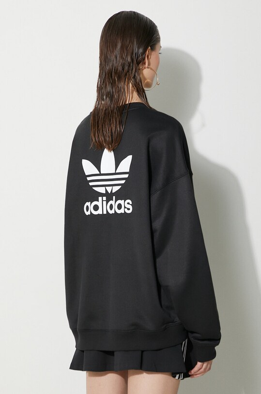 Odjeća Dukserica adidas Originals Trefoil Crew IU2410 crna