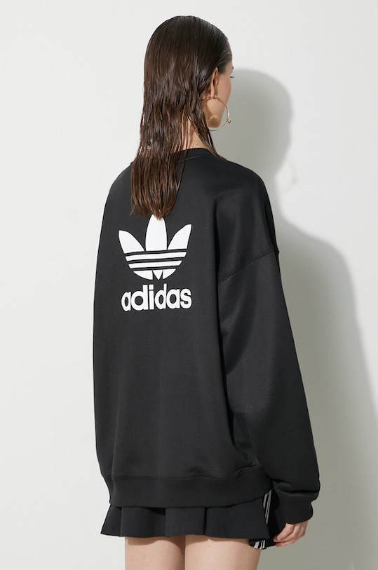 Clothing adidas Originals sweatshirt Trefoil Crew IU2410 black