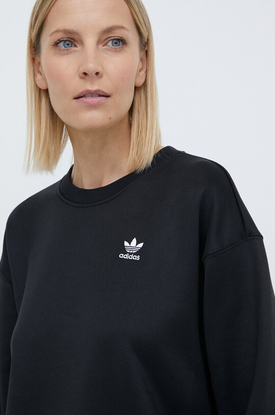 adidas Originals bluză Trefoil Crew IU2410 negru