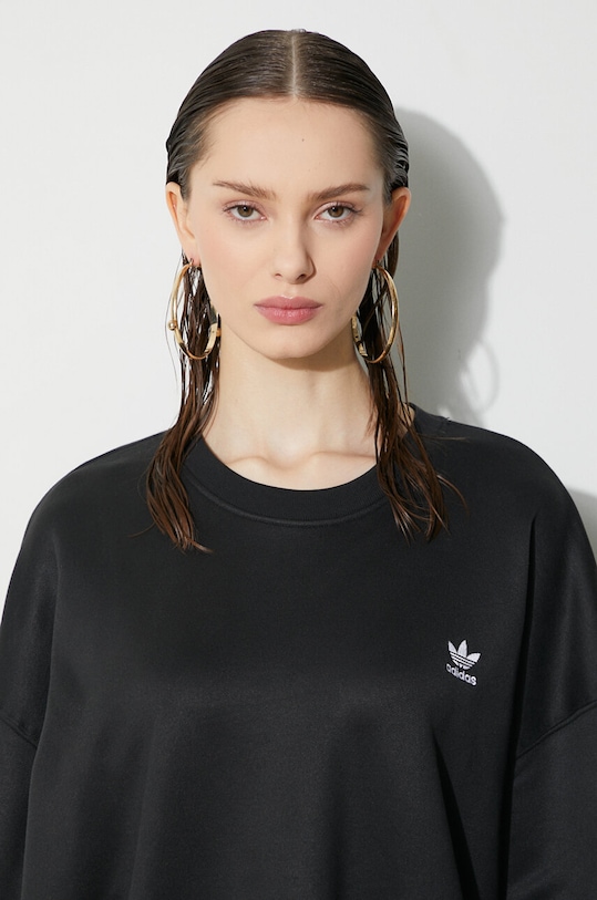 adidas Originals sweatshirt Trefoil Crew IU2410 black