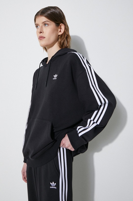 adidas Originals sweatshirt 3-Stripes Hoodie black IU2418