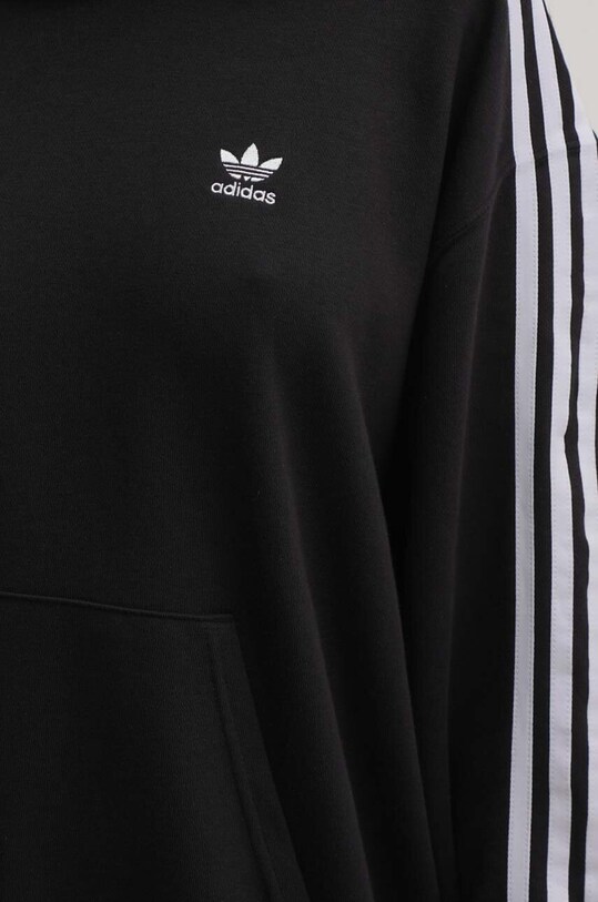 Mikina adidas Originals 3-Stripes Hoodie IU2418 černá