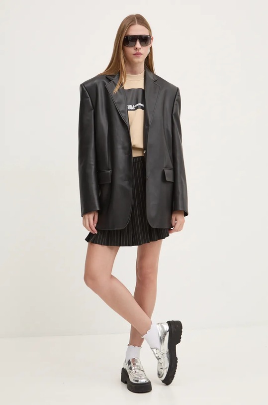 Mikina Karl Lagerfeld Jeans 240J1807 béžová SS24