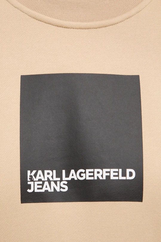 Mikina Karl Lagerfeld Jeans 240J1807 béžová