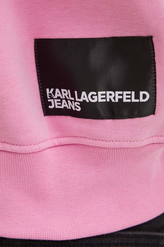 Μπλούζα Karl Lagerfeld Jeans 240J1807 ροζ