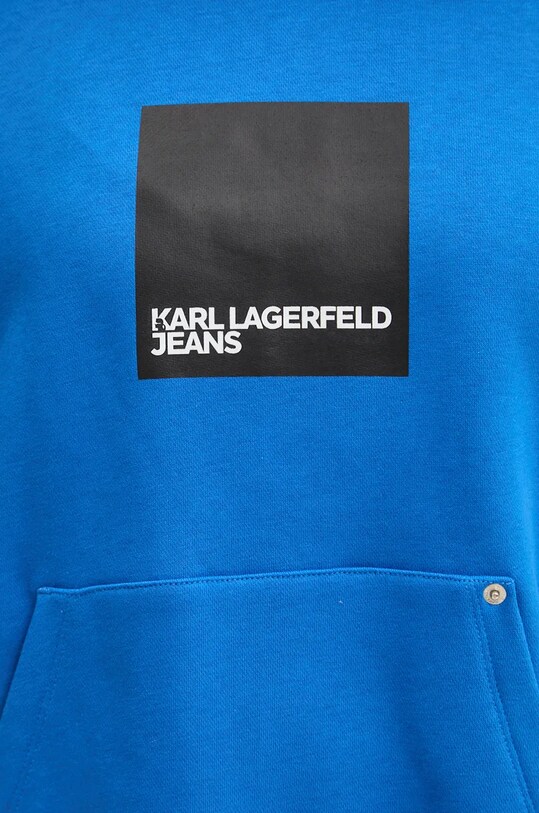 Karl Lagerfeld Jeans bluza 240J1808 niebieski