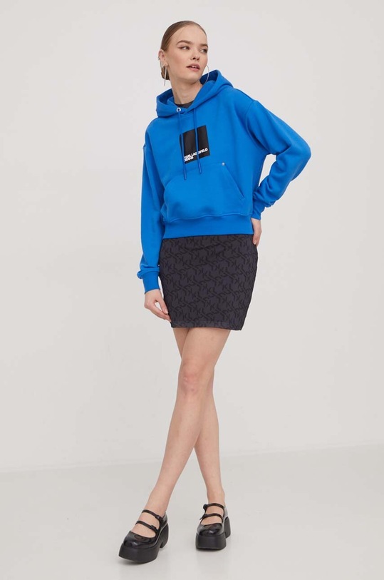Karl Lagerfeld Jeans bluza 240J1808 niebieski SS24