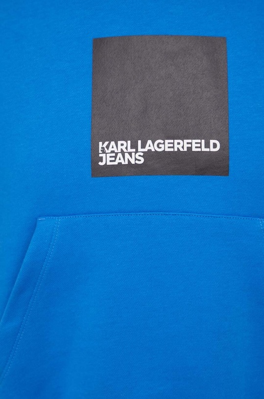 Karl Lagerfeld Jeans bluza 240J1808 niebieski