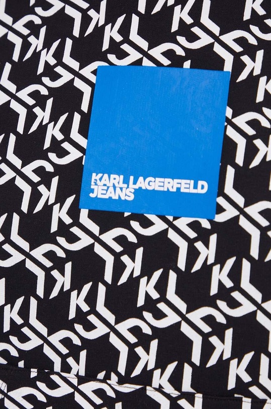 Μπλούζα Karl Lagerfeld Jeans 240J1809 μαύρο