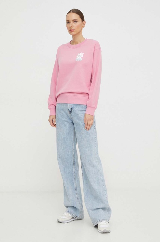 Levi's bluza bawełniana 18686 różowy SS24