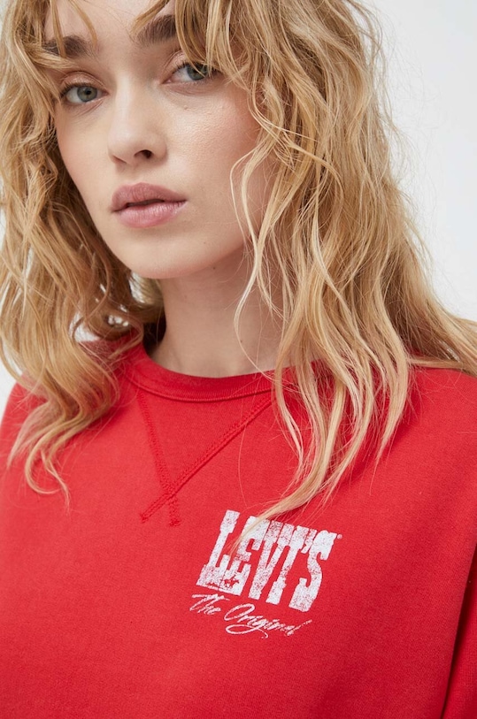 Levi's bluza czerwony A7288