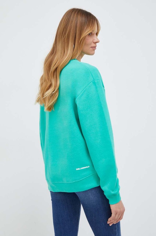 Odzież Karl Lagerfeld bluza 240W1812 zielony