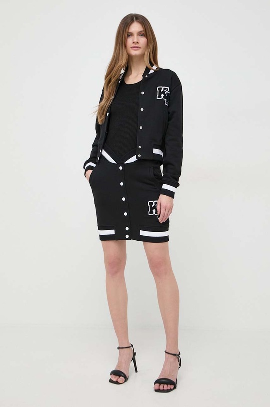 Karl Lagerfeld bluza 240W1814 czarny SS24