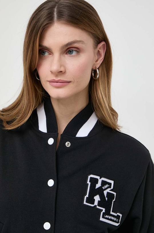 Karl Lagerfeld bluza czarny 240W1814