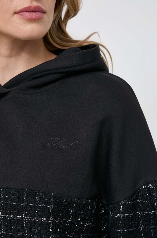 Karl Lagerfeld bluza 240W1828 czarny
