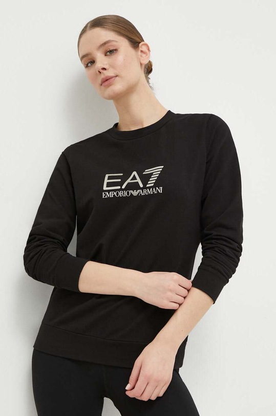 EA7 Emporio Armani felső elasztánnal fekete 8NTM35.TJTXZ.0200
