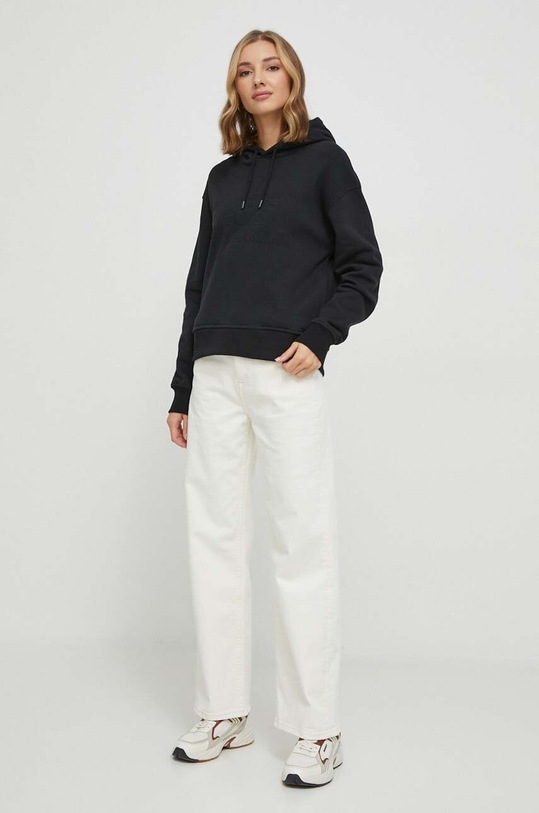 Pepe Jeans hanorac de bumbac HARRIET PL581397 negru SS24