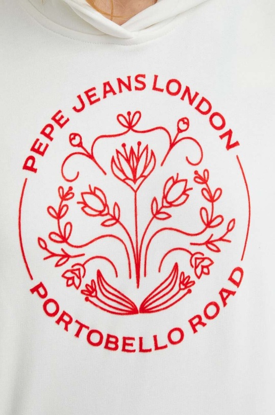 Pepe Jeans bluza bawełniana HARIA biały PL581399